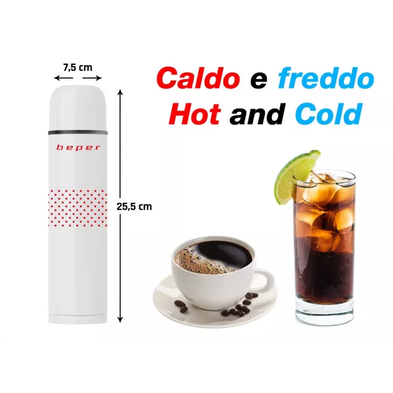 Czajnik elektryczny Beper BI.504 500 ml, stal nierdzewna, 2200 W