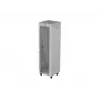 Stojąca szafa rack 19 cali 42U LANBERG 600×600 mm szara z drzwiami szklanymi i LCD (płaski Pack)