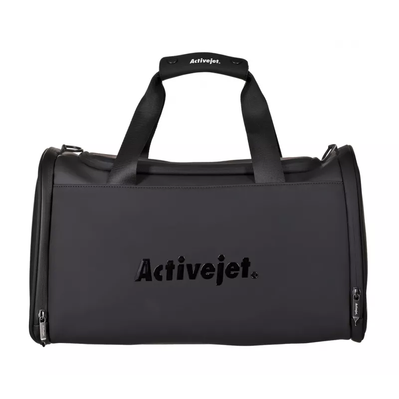 Masażer limfatyczny uciskowy do nóg ActiveJet ACM-PLUS-A1 L — bateria 25 W, wbudowany akumulator, 380×1020×60 mm, czarny