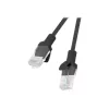 Kabel sieciowy LANBERG Cat6 U/UTP RJ-45 do RJ-45, 5 m, czarny, przewodniki CCA, 250 MHz, 26 AWG