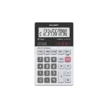 Kalkulator Sharp EL-W211G Pocket Finansowy Szary