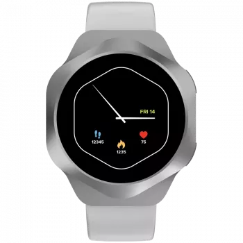 Smartwatch CANYON Hexagon 88 BT-CALL Srebrny
