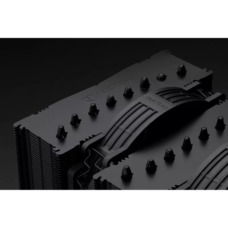 Noctua NF-A14x25r G2 PWM chromax.Czarny wentylator 140 mm