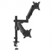 Uchwyt na 2 monitory Maclean, sprężyna gazowa, 17-32 inch, 2-10 kg, czarny, MC-136