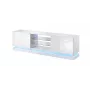 Cama szafka TV QIU 200 MDF biały połysk/biały połysk