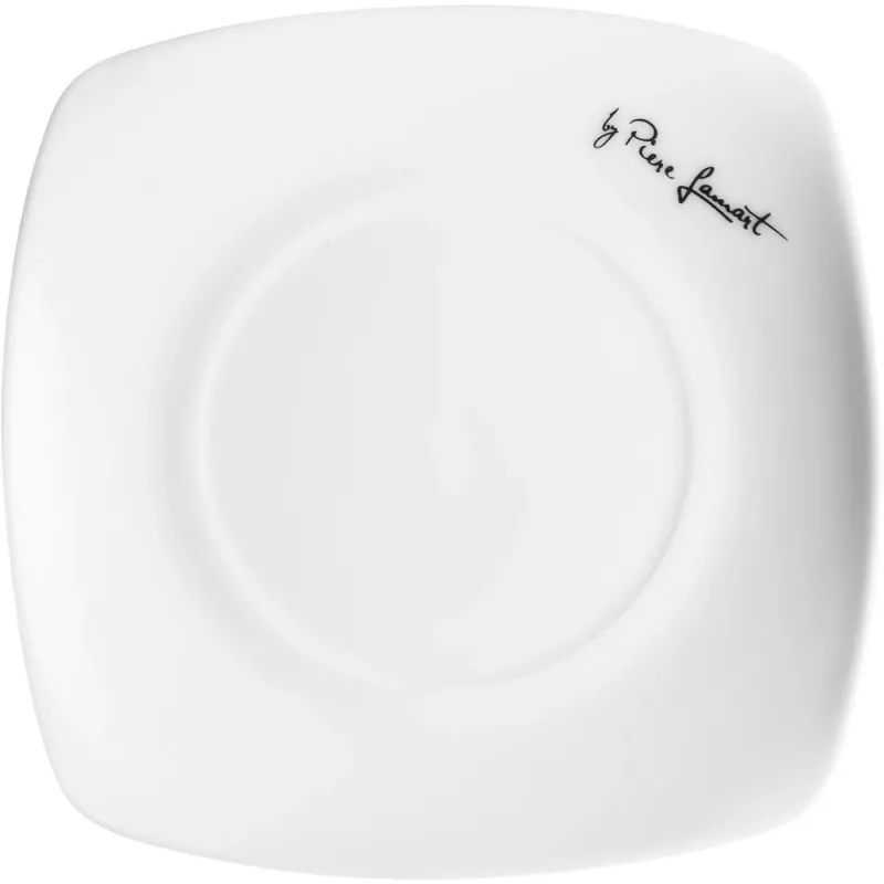 Zestaw naczyń stołowych LAMART LT9002 — 6 szt. talerzy porcelanowych: 2×25cm, 2×20cm, 2×17cm, biały