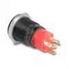 Przycisk przełącznika DELOCK 22013 16 mm 12 V czarny