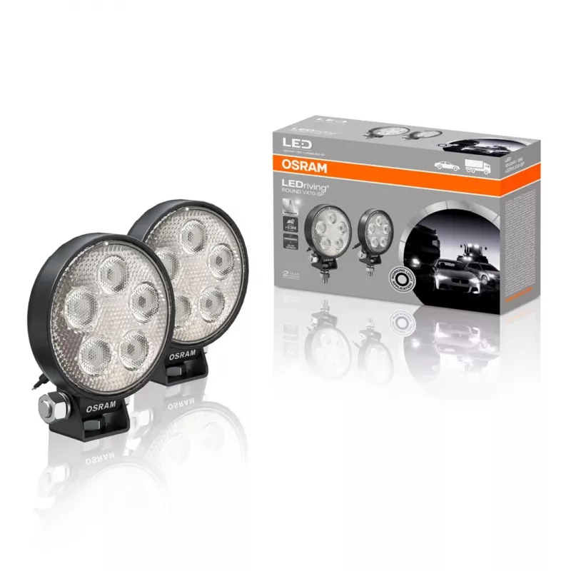 LEDvance Osram ROUND VX70-SP lampa samochodowa LED 7W 3000K