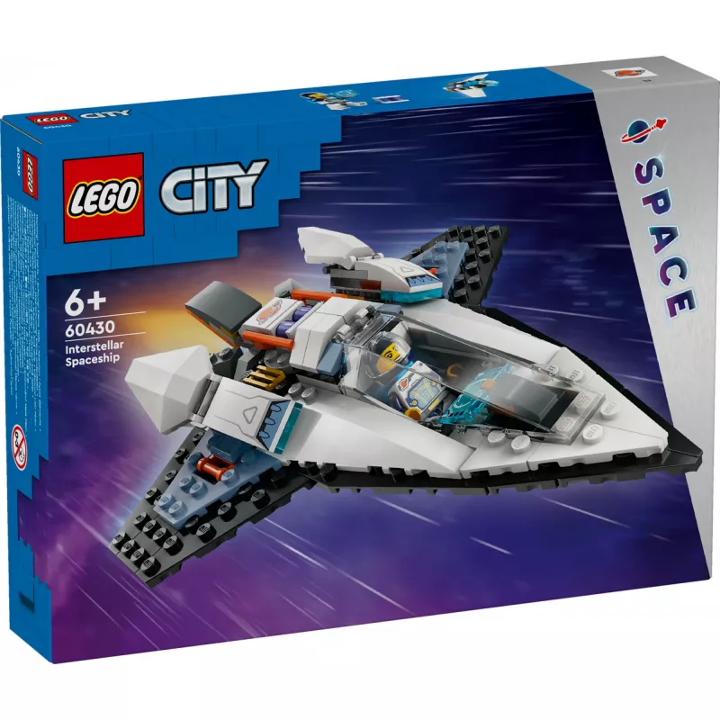 LEGO City zabawka konstrukcyjna Statek kosmiczny 60430 — 240 elementów, 1 minifigurka, wiek 6+, 170×220×40 mm
