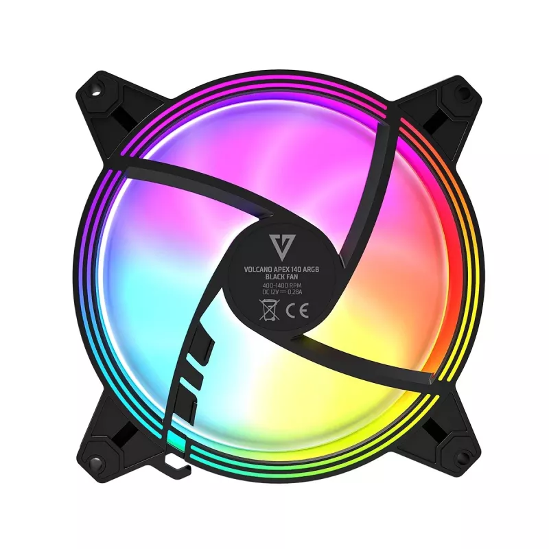 MODECOM Volcano Apex 140 ARGB Czarny Case Fan