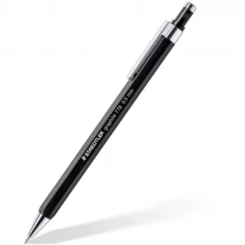 Ołówek grafitowy Staedtler 7785ABK25D HB heksagonalny czarny/srebrny, 1 szt.