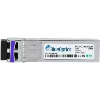 transceiver światłowodowy SFP BlueOptics 37973274-BO, interfejs cSFP, 1250 Mbit/s, srebrny