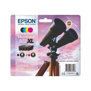 Epson 502 XL kaseta z tonerem 4 szt. Kompatybilny Czarny, cyjan, magenta, żółty