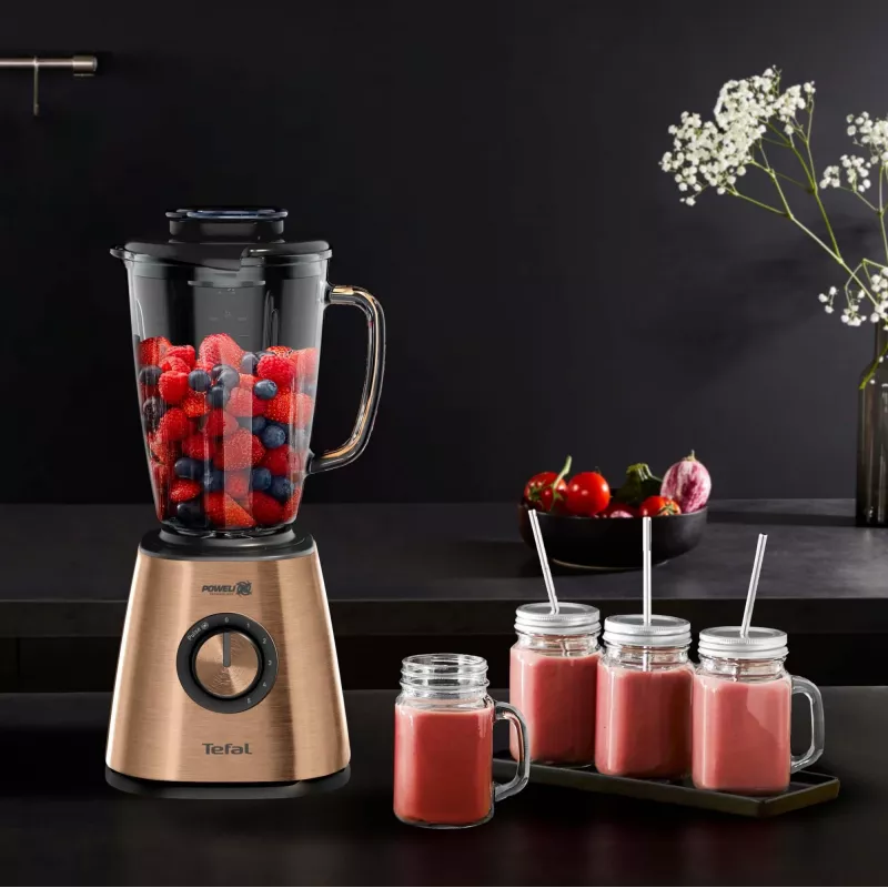 Blender stołowy Tefal BlendForce BL439G10 — 800 W, szklany dzbanek 1,75 l, kruszenie lodu