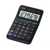 Podstawowy kalkulator biurkowy CASIO MS-8F – 8-cyfrowy, bateria/słoneczny, 26 klawiszy, funkcje walutowe i podatkowe, obliczanie zysku, czarny