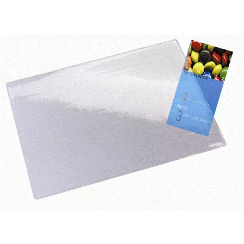 Leitz Plus podkładka na biurko, przezroczysta, polichlorek winylu (PVC), 650 mm, 500 mm, 1 szt.