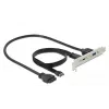 Wspornik slotowy DeLOCK 89934 z 1 portem USB Type-C i 1 portem USB Type-A