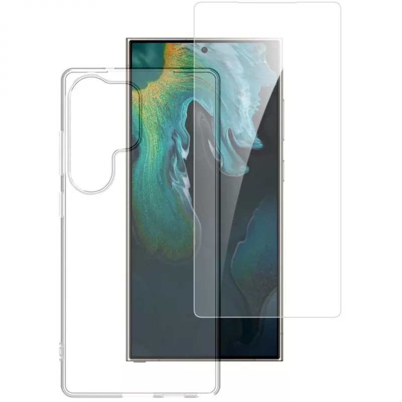 Back/Ochrona ekranu 4smarts Galaxy S25 Ultra Odporny na wstrząsy Odporny na zarysowania