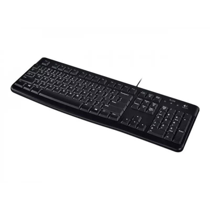 K120 Corded klawiatura, przewodowa, USB, QWERTZ, czarna