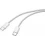 Renkforce Kabel USB USB-C® wtyk, USB-C® wtyk 1,00 m biały skręcone pary RF-6056878 (RF-6056878)