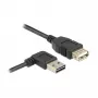 Kabel USB DeLOCK 2m USB 2.0-A na USB 2.0-A Czarny
