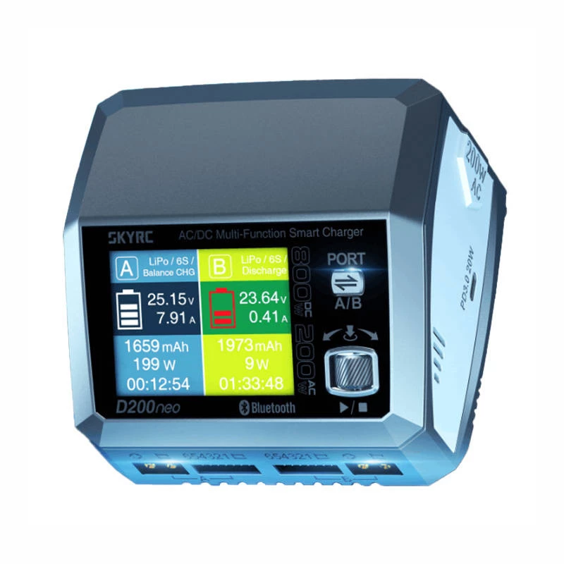 Ładowarka akumulatorów SkyRC D200 neo AC DC LiPo Li-Ion LiFePO4 35A