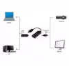 Adapter kabla wideo GEMBIRD A-HDMIF30-DPM-01 HDMI Typu A na DisplayPort 0,15 m Czarny