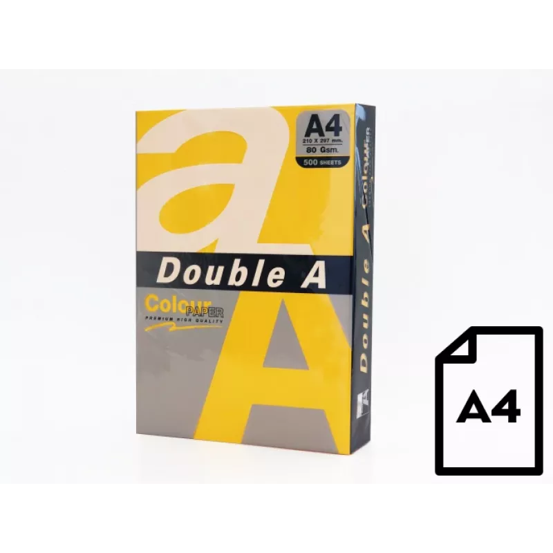 Kolorowy papier A4 double a DA-GOLD 80 g/m², 500 arkuszy