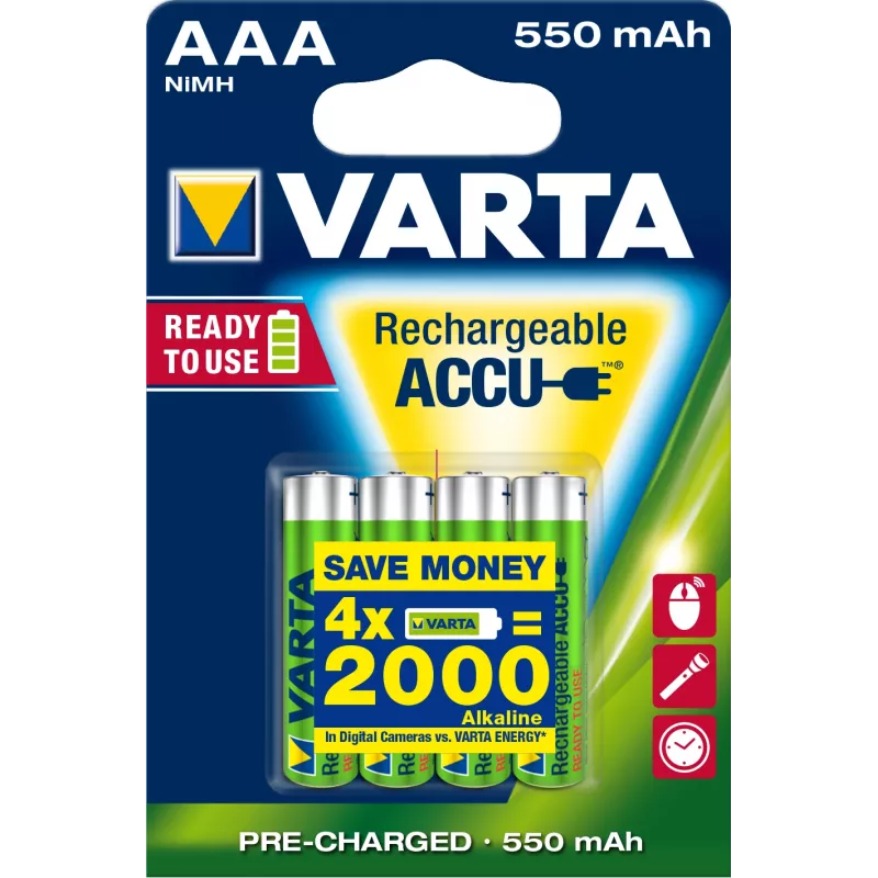 Akumulator Varta Ready2Use HR03 AAA 4 szt.