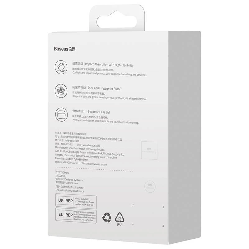 Ochronne przezroczyste etui Baseus ARAP000000 do AirPods 3 — lekkie, wytrzymałe