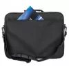 Torba na laptop Manhattan Cambridge 15,6 cala, konstrukcja typu clamshell, czarna, LOW COST, kieszeń na akcesoria, komora na dokumenty z tyłu, pasek na ramię (odpinany), odpowiednik Targus TAR300, pokrowiec na notebook, trzyletnia gwarancja