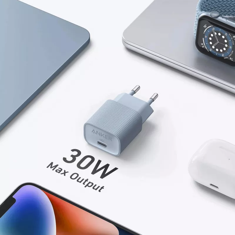 Ładowarka sieciowa Anker 511 Nano A2337G11 — 30 W USB-C, czarna