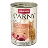 ANIMONDA Carny Adult Chicken, turkey, duck hearts - mokra karma dla kota - 400g