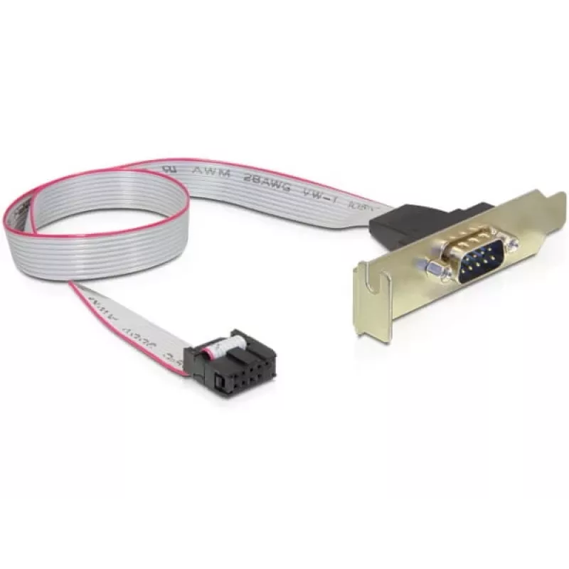Kabel szeregowy DeLOCK 89300 0.4m DB9 Szary