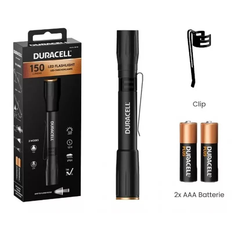 Duracell DF150 Latarka czarna