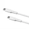 Kabel stały USB-C na USB-C FIXED FIXDLS-CC2-WH, 2 m, 60 W