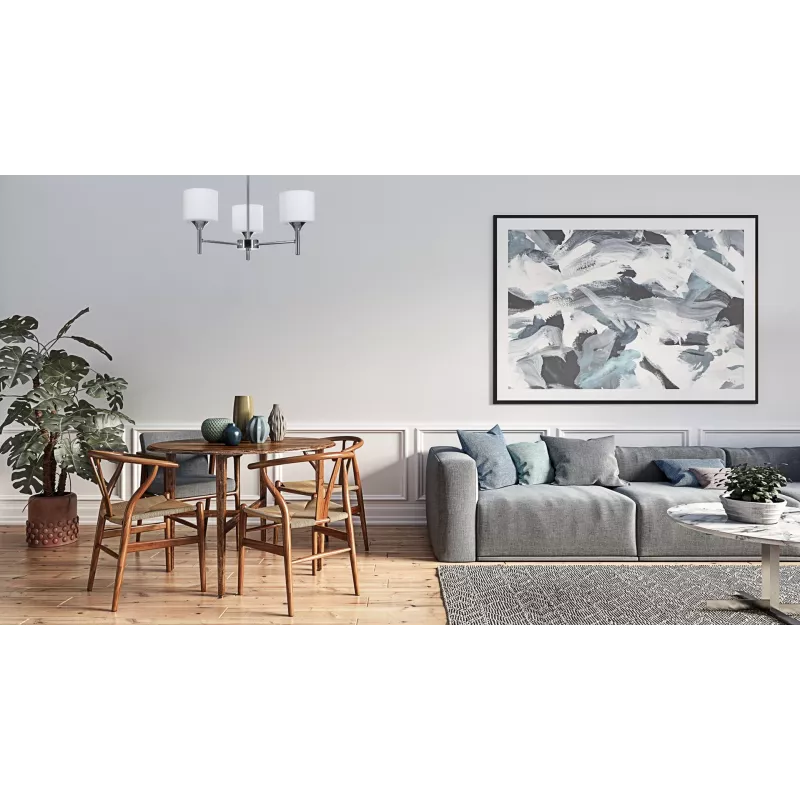 Żyrandol wiszący Activejet Classic MIRA chrom potrójny 3xE27 do salonu