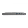 Stacja dokująca Eaton Tripp Lite USB-C, potrójny wyświetlacz - 4K HDMI/DisplayPort, VGA, USB 3.2 Gen 1, hub USB-A/USB-C, GbE, ładowanie 100W PD, międzynarodowe kable zasilające