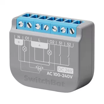 Moduł przekaźnikowy SwitchBot Relay Switch 2PM dwukanałowy W5502320 – dwukanałowy moduł dla inteligentnego sterowania