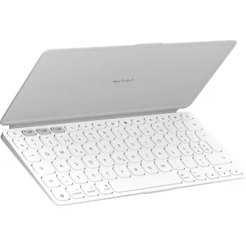 Logitech KEYS-TO-GO 2 Klawiatura, Bezprzewodowa zintegrowana osłona, Bluetooth LE, układ DE