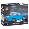 Zestaw konstrukcyjny Cobi Trabant 601 — 72 elementy, miniaturowy model samochodu