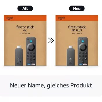 Amazon Fire TV Stick 4K Plus mit Unterstützung für Wi-Fi 6 sowie Streaming in Dolby Vision/Atmos und HDR10+