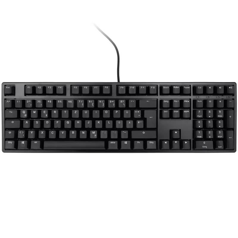 Klawiatura Ducky Origin Phantom Czarny uniwersalna USB QWERTZ niemiecka