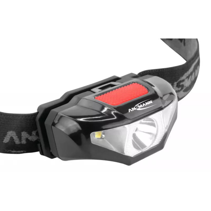 Ansmann HD70B - Latarka czołowa - Czarny - akrylonitryl-butadien-styren (ABS) - Tworzywo sztuczne - IP44 - LED - 1 lampa