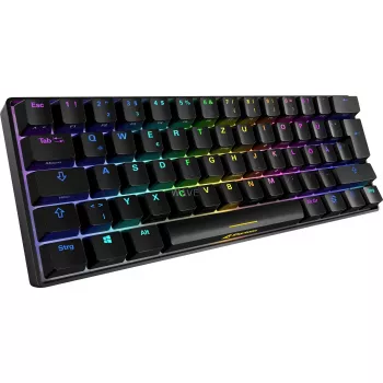 SKILLER SGK50 S4, Gaming Keyboard czarny, układ PT, Kailh Red