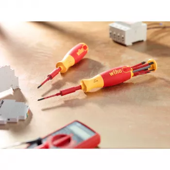 Zestaw wkrętaków wiha 41157 LiftUp electric, izolowany czerwono/żółty, 7 części