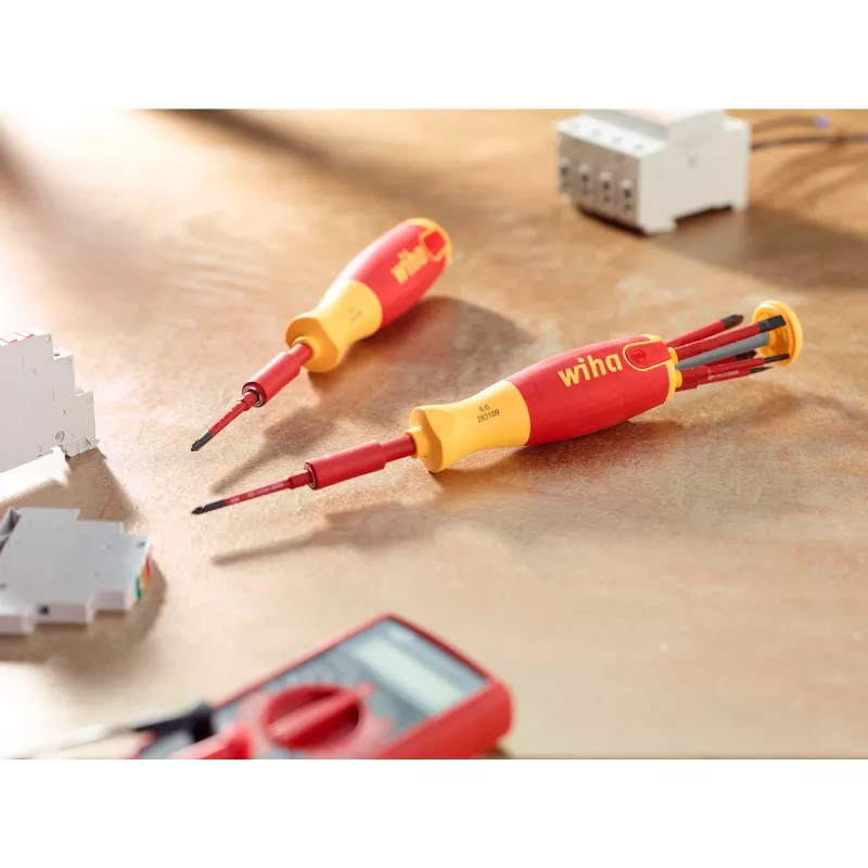 Zestaw wkrętaków wiha 41157 LiftUp electric, izolowany czerwono/żółty, 7 części