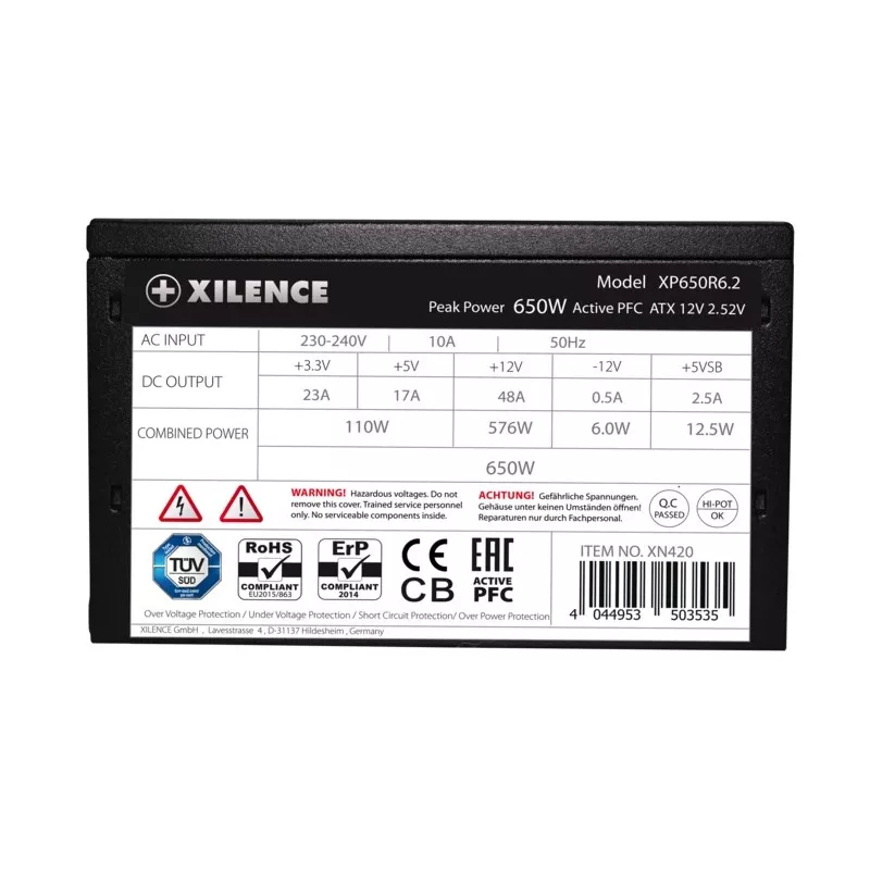 Zasilacz Xilence Performance C XP650R6.2 650 W