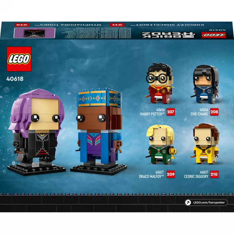 Lego Brickheadz Harry Potter 40618 Kingsley Shacklebolt i Nimfadora Tonks