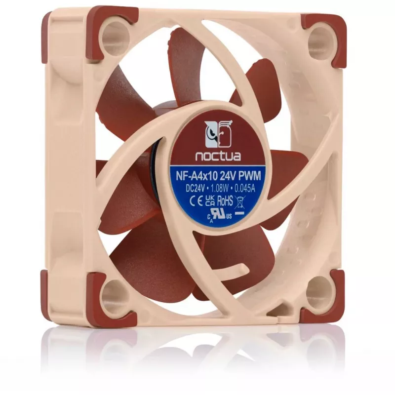 Wentylator Noctua NF-A4X10 24V PWM 4 cm Beżowo-brązowy 5000 RPM 8,9 m³/h